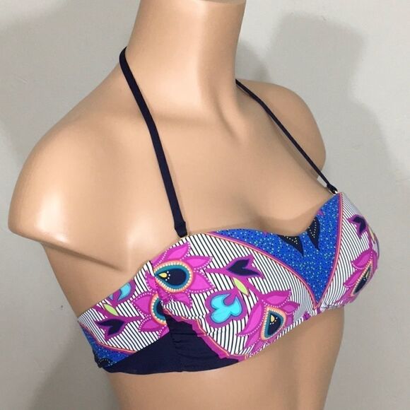 Trina Turk bandeau bikini top. NWT - Picture 3 of 8